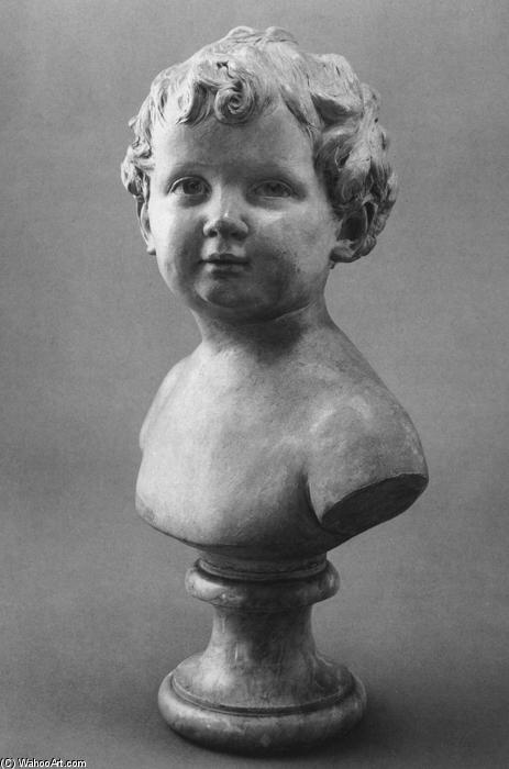 WikiOO.org - Encyclopedia of Fine Arts - Lukisan, Artwork Jean Antoine Houdon - Bust of Anne-Ange Houdon