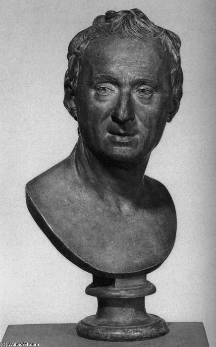 WikiOO.org - Enciclopédia das Belas Artes - Pintura, Arte por Jean Antoine Houdon - Bust of Diderot