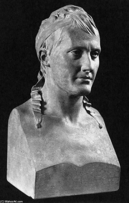 Wikioo.org – La Enciclopedia de las Bellas Artes - Pintura, Obras de arte de Jean Antoine Houdon - Busto de Napoleón