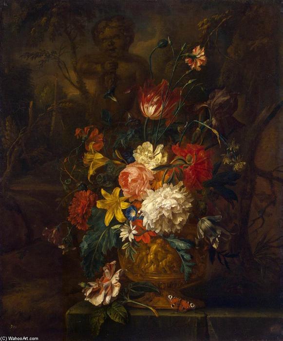 WikiOO.org - Encyclopedia of Fine Arts - Festés, Grafika Justus Van Huysum - Flowers