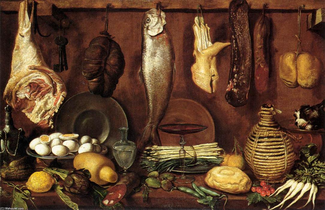 Wikioo.org - The Encyclopedia of Fine Arts - Painting, Artwork by Jacopo Da Empoli - Kitchen Still-Life