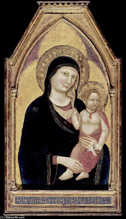 WikiOO.org - Enciklopedija dailės - Tapyba, meno kuriniai Jacopo Del Casentino (Jacopo Landino) - Madonna and Child