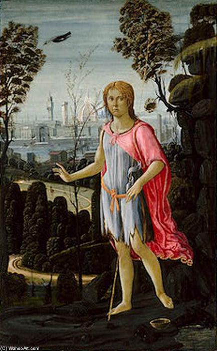 Wikioo.org - The Encyclopedia of Fine Arts - Painting, Artwork by Jacopo Del Sellaio - Saint John the Baptist