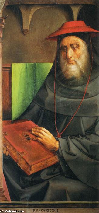 Wikioo.org - The Encyclopedia of Fine Arts - Painting, Artwork by Joos Van Wassenhove (Giusto Da Guanto) - Cardinal Bessarione