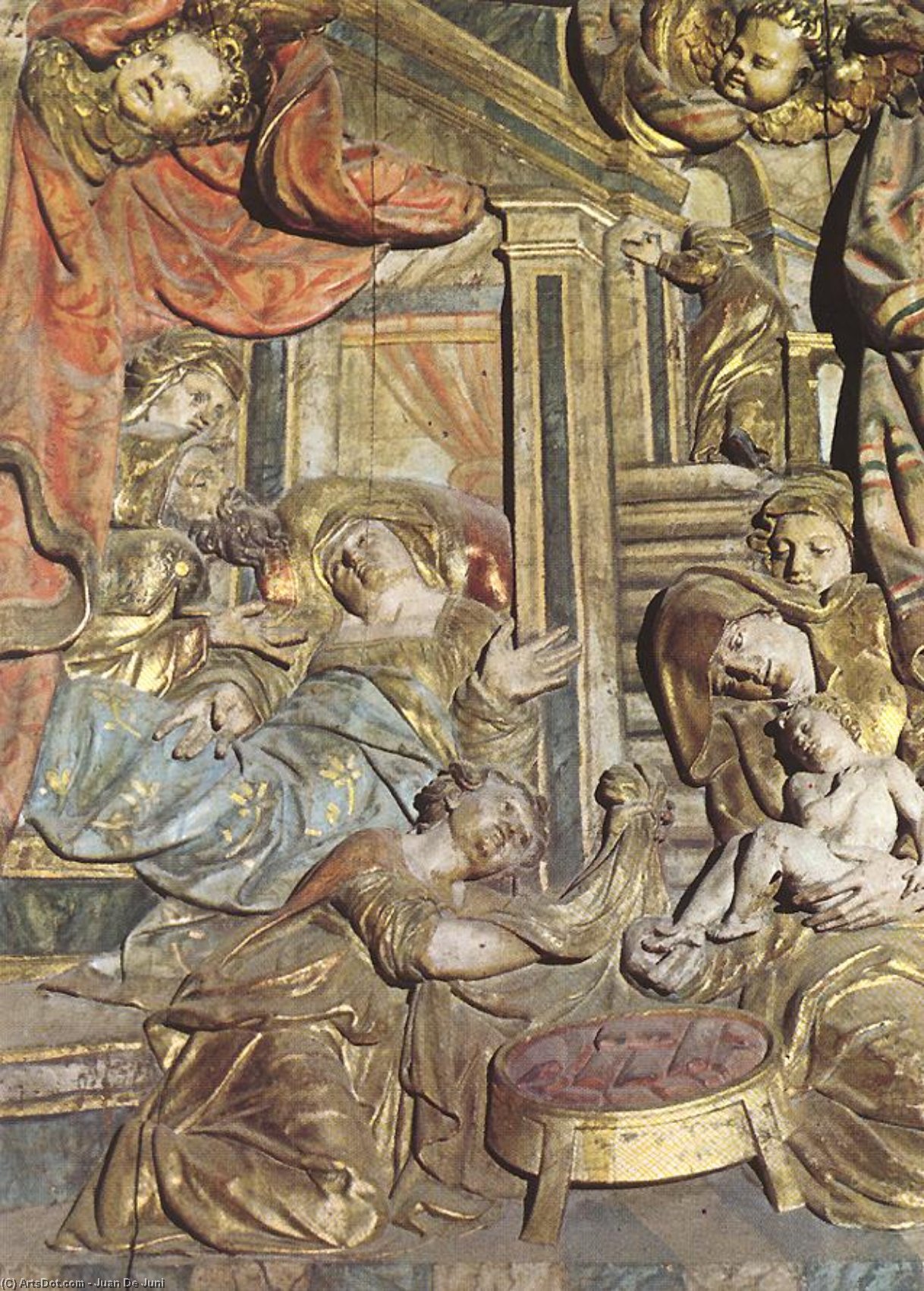 Wikioo.org - Bách khoa toàn thư về mỹ thuật - Vẽ tranh, Tác phẩm nghệ thuật Juan De Juni - Antigua Altar (detail)