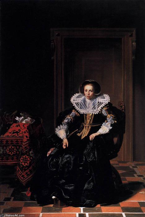 Wikioo.org - The Encyclopedia of Fine Arts - Painting, Artwork by Thomas De Keyser - A Lady