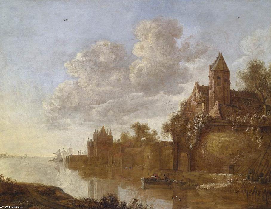 Wikioo.org - The Encyclopedia of Fine Arts - Painting, Artwork by Wouter Knijff - River Landscape