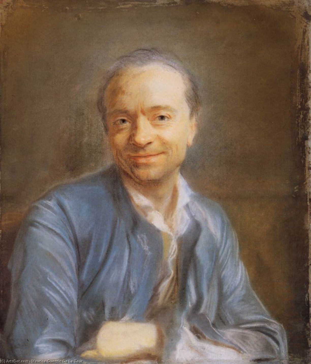 WikiOO.org - Enciklopedija dailės - Tapyba, meno kuriniai Maurice Quentin De La Tour - Self-Portrait
