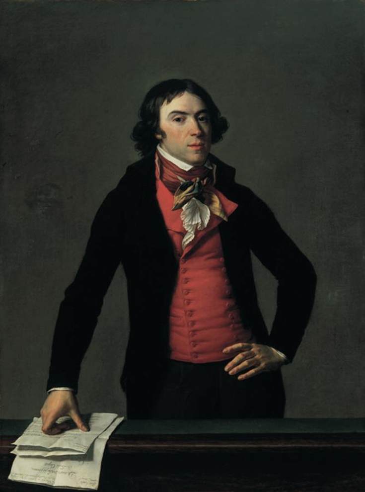 Wikioo.org - The Encyclopedia of Fine Arts - Painting, Artwork by Jean Louis Laneuville - Portrait of Bertrand Barère de Vieuzac