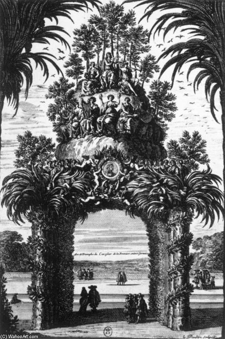 Wikioo.org - Encyklopedia Sztuk Pięknych - Malarstwo, Grafika Jean Le Pautre - The Ceremonial Entry of Louis XIV and Marie-Thérèse into Paris in 1660