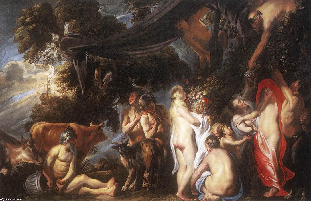 Wikioo.org - The Encyclopedia of Fine Arts - Painting, Artwork by Jacob Jordaens - Allegory of Fertility