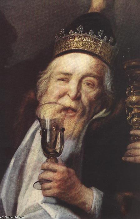 Wikioo.org - The Encyclopedia of Fine Arts - Painting, Artwork by Jacob Jordaens - The Bean King (detail)