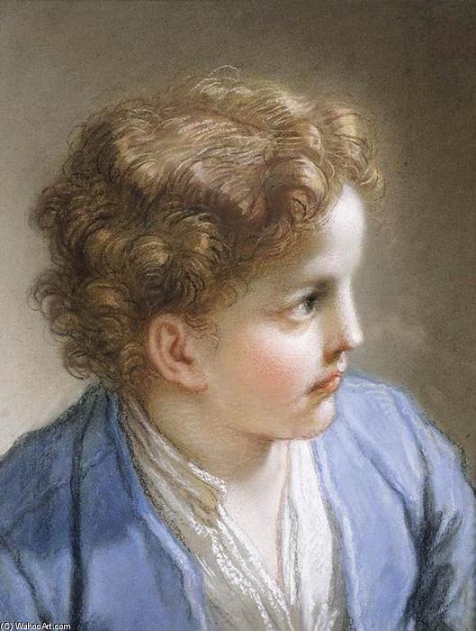 WikiOO.org - 백과 사전 - 회화, 삽화 Benedetto Luti - Head of a Young Boy