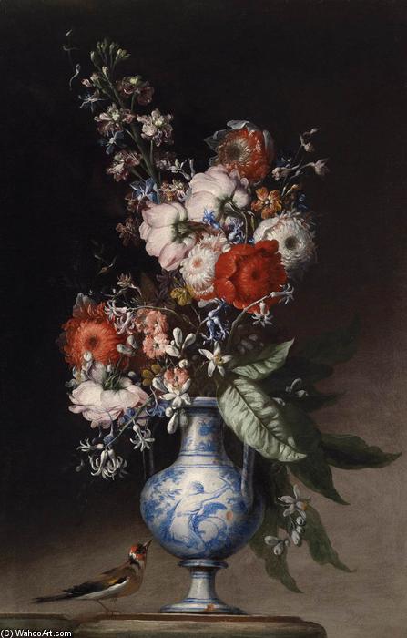 Wikioo.org - The Encyclopedia of Fine Arts - Painting, Artwork by Nicola Malinconico - Flowers in a Vase
