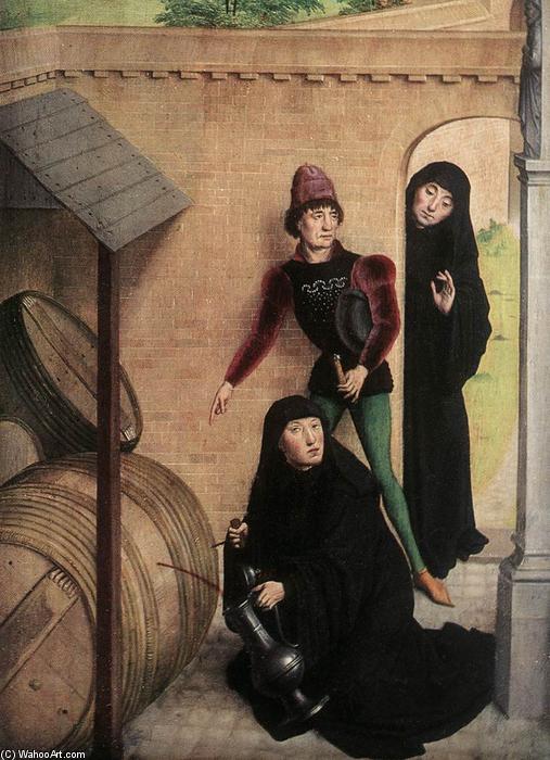 Wikioo.org - The Encyclopedia of Fine Arts - Painting, Artwork by Simon Marmion - Scenes from the Life of St Bertin (detail)