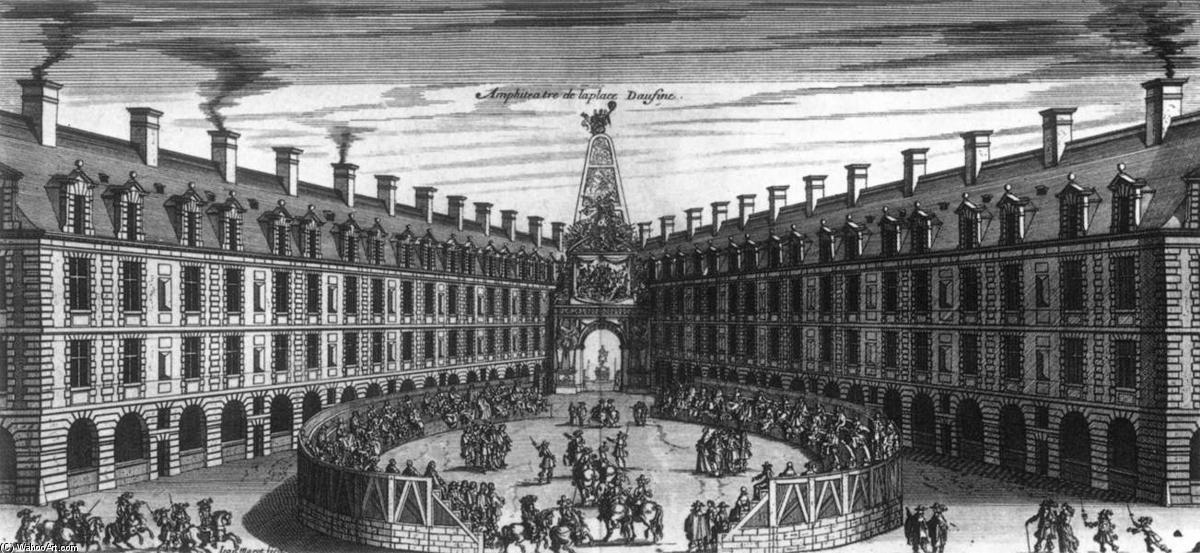 WikiOO.org - Εγκυκλοπαίδεια Καλών Τεχνών - Ζωγραφική, έργα τέχνης Jean I Marot - The Ceremonial Entry of Louis XIV and Marie-Thérèse into Paris in 1660