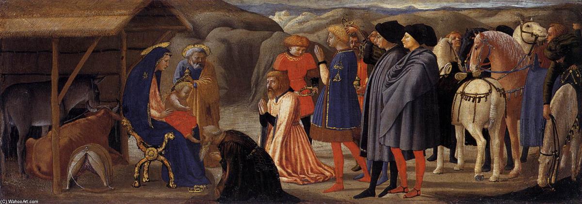 WikiOO.org - Enciclopedia of Fine Arts - Pictura, lucrări de artă Masaccio (Ser Giovanni, Mone Cassai) - Adoration of the Magi