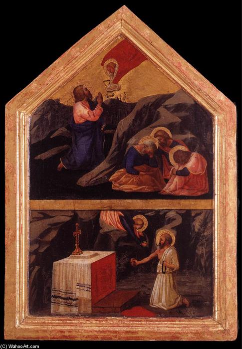 WikiOO.org - Енциклопедія образотворчого мистецтва - Живопис, Картини
 Masaccio (Ser Giovanni, Mone Cassai) - Christ in the Garden of Gethsemane