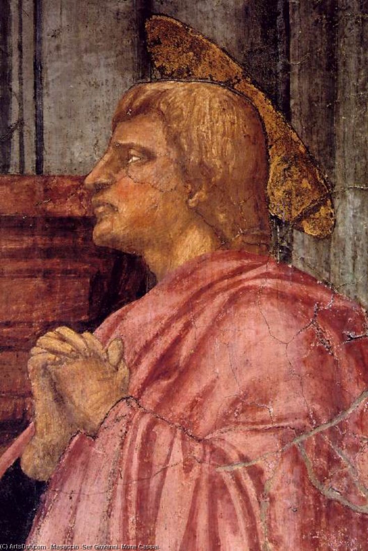 Wikioo.org - The Encyclopedia of Fine Arts - Painting, Artwork by Masaccio (Ser Giovanni, Mone Cassai) - Trinity (detail)