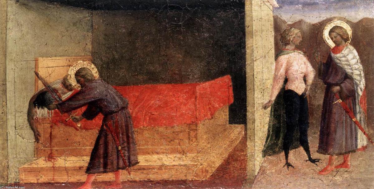 Wikioo.org - The Encyclopedia of Fine Arts - Painting, Artwork by Masolino Da Panicale - Scenes from the Life of St Julien