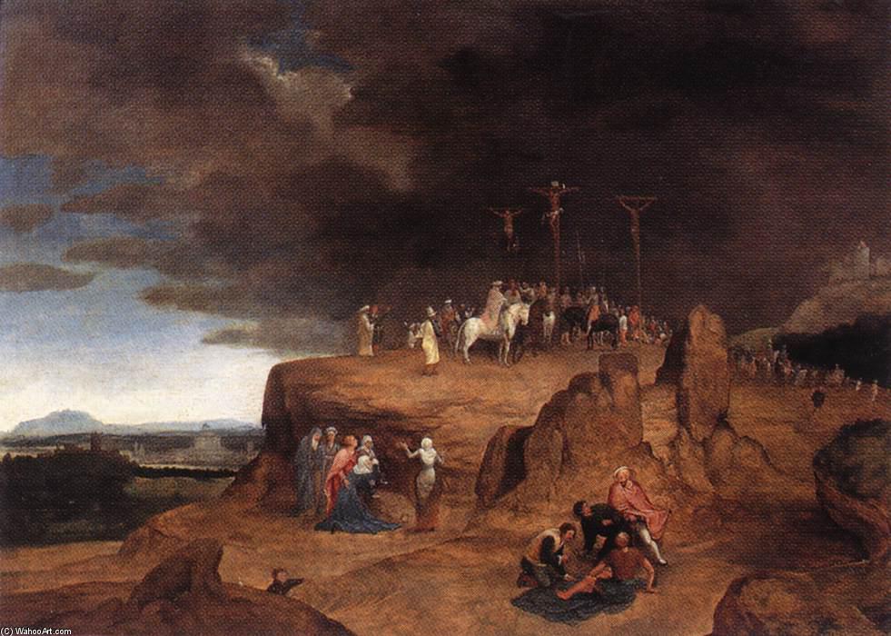 WikiOO.org - אנציקלופדיה לאמנויות יפות - ציור, יצירות אמנות Cornelis Massys - Crucifixion