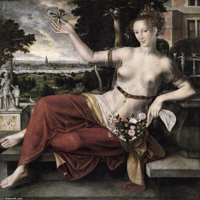 Wikioo.org - The Encyclopedia of Fine Arts - Painting, Artwork by Jan Massys - Flora