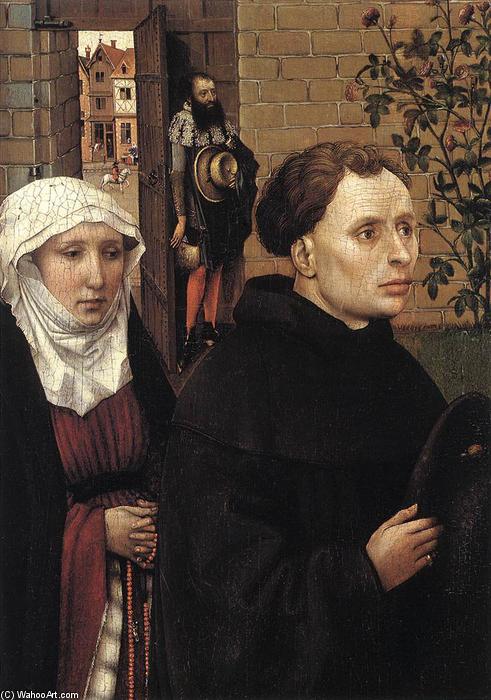 Wikioo.org - The Encyclopedia of Fine Arts - Painting, Artwork by Robert Campin (Master Of Flemalle) - Mérode Altarpiece (detail)
