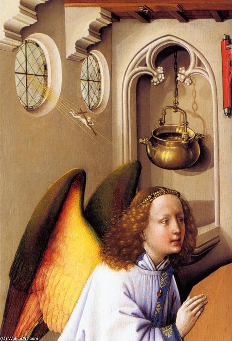 Wikioo.org - สารานุกรมวิจิตรศิลป์ - จิตรกรรม Robert Campin (Master Of Flemalle) - Mérode Altarpiece (detail)