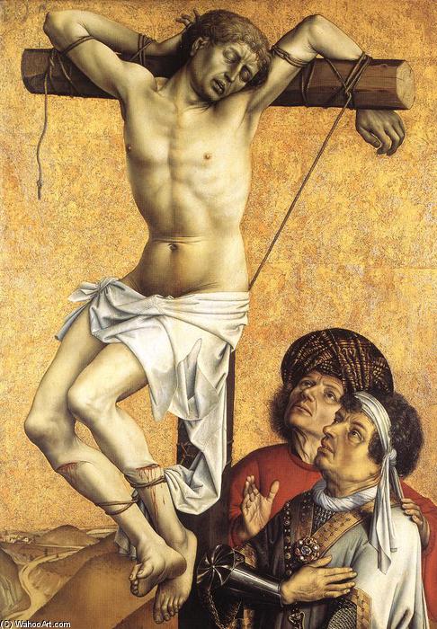 WikiOO.org – 美術百科全書 - 繪畫，作品 Robert Campin (Master Of Flemalle) - 被钉十字架的小偷