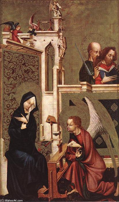 WikiOO.org - Encyclopedia of Fine Arts - Lukisan, Artwork Master Of Heiligenkreuz - Annunciation