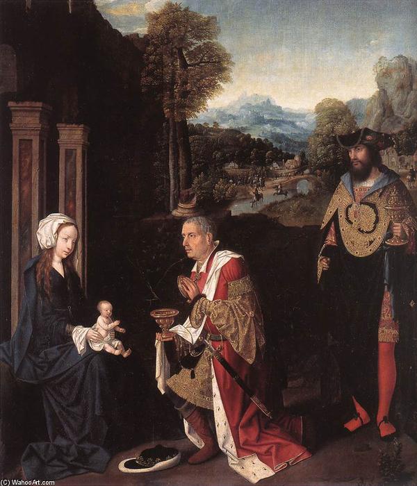 Wikioo.org - The Encyclopedia of Fine Arts - Painting, Artwork by Master Of Hoogstraeten - Adoration of the Magi