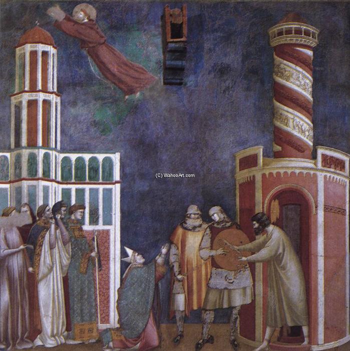 WikiOO.org - אנציקלופדיה לאמנויות יפות - ציור, יצירות אמנות Master Of Saint Cecilia - Legend of St Francis: 28. Liberation of the Repentant Heretic