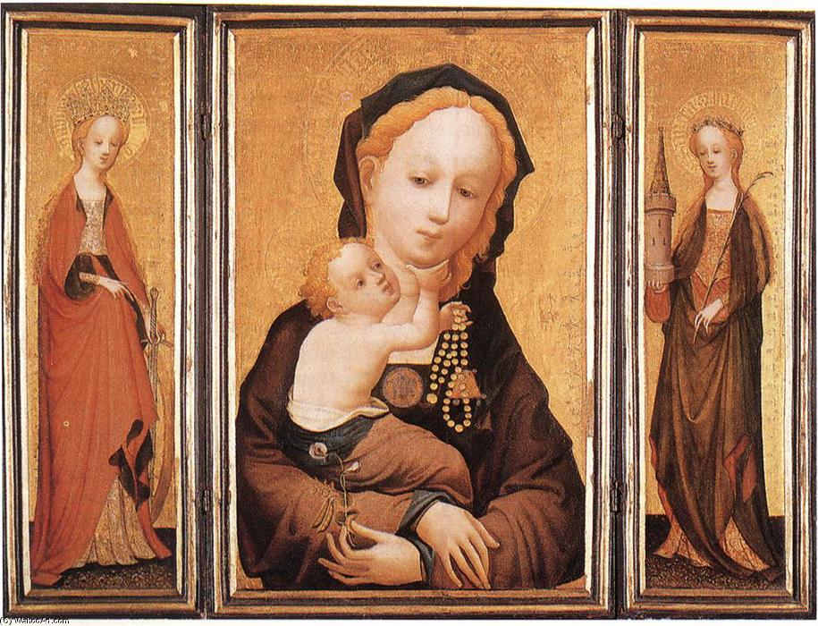 WikiOO.org - Encyclopedia of Fine Arts - Maleri, Artwork Master Of Saint Veronica - Triptych
