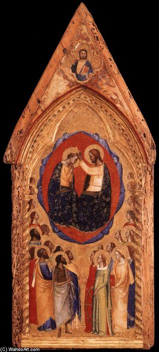 WikiOO.org - אנציקלופדיה לאמנויות יפות - ציור, יצירות אמנות Master Of San Lucchese - Coronation of the Virgin