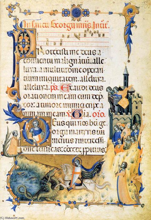 Wikioo.org – La Enciclopedia de las Bellas Artes - Pintura, Obras de arte de Master Of The Codex Of Saint George - Códice de San Jorge (folio 85r)
