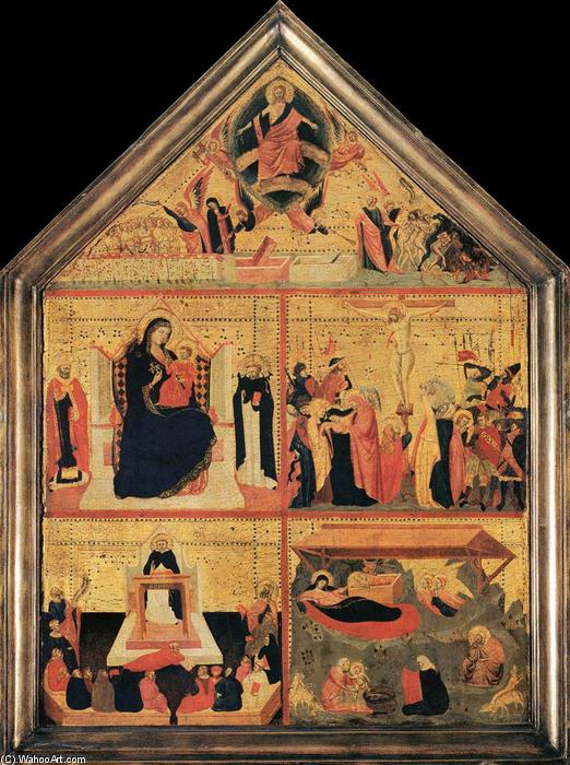 Wikioo.org - The Encyclopedia of Fine Arts - Painting, Artwork by Master Of The Dominican Effigies - Fragment of a Triptych