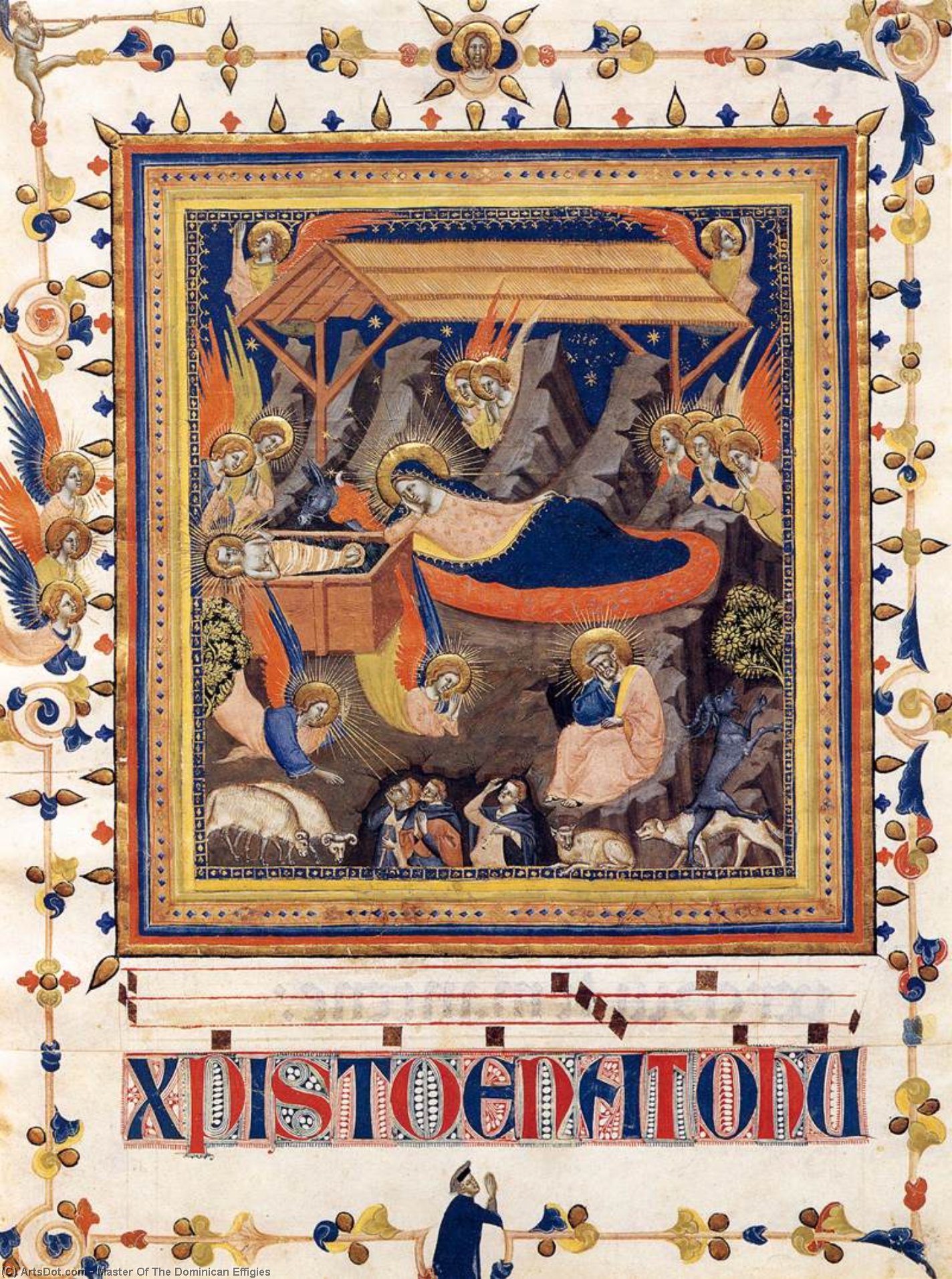WikiOO.org - Encyclopedia of Fine Arts - Maľba, Artwork Master Of The Dominican Effigies - Laudario of the Compagnia di Sant'Agnese