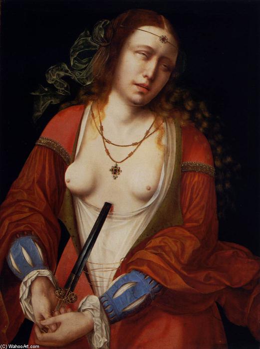 Wikioo.org - The Encyclopedia of Fine Arts - Painting, Artwork by Master Of The Holy Blood - Lucretia