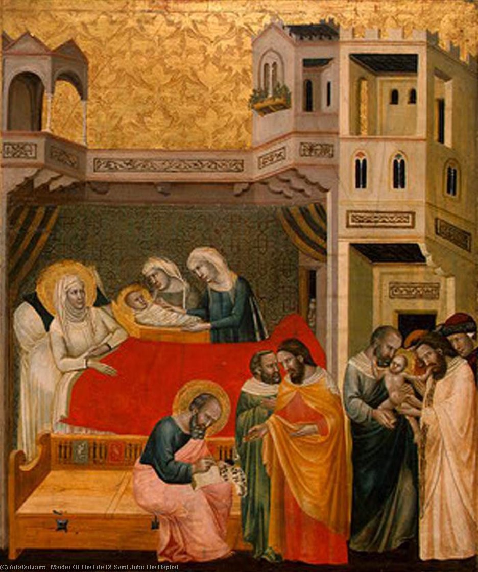 Wikioo.org – L'Enciclopedia delle Belle Arti - Pittura, Opere di Master Of The Life Of Saint John The Baptist - Scene da Vita di san giovanni il battista