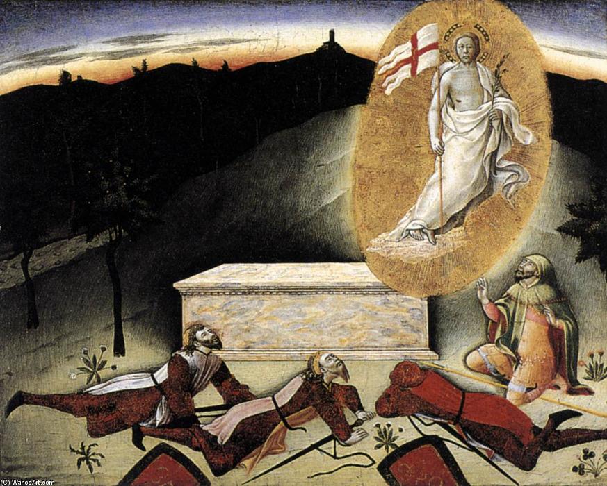 Wikoo.org - موسوعة الفنون الجميلة - اللوحة، العمل الفني Master Of The Osservanza - The Resurrection