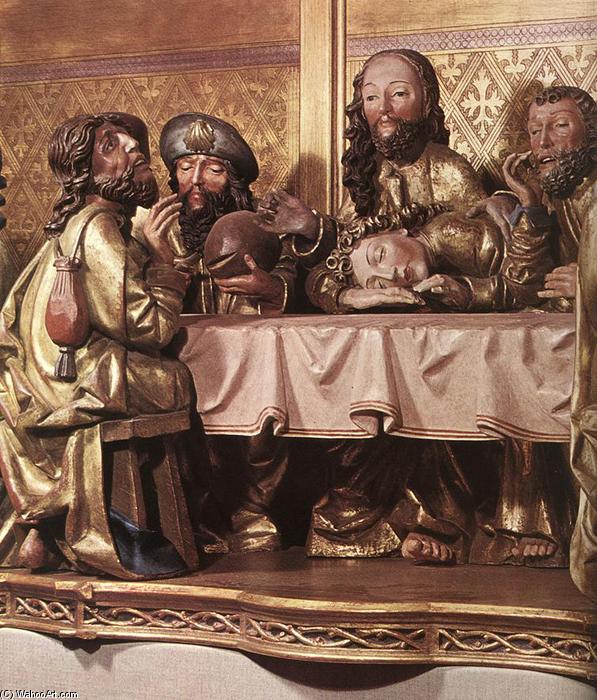 Wikioo.org - The Encyclopedia of Fine Arts - Painting, Artwork by Master Paul Of Lõcse - High Altarpiece of St. James (detail)