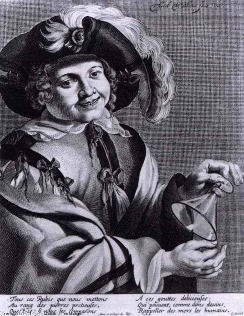 Wikioo.org – L'Enciclopedia delle Belle Arti - Pittura, Opere di Theodor Matham (Dirck Matham) - buon toper