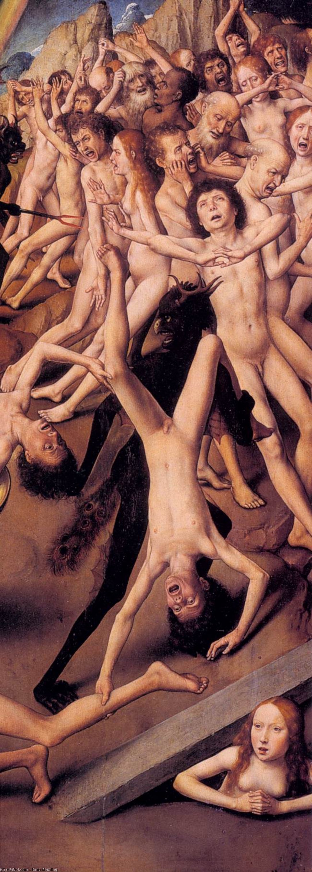 Wikioo.org - สารานุกรมวิจิตรศิลป์ - จิตรกรรม Hans Memling - Last Judgment Triptych (detail) (10)