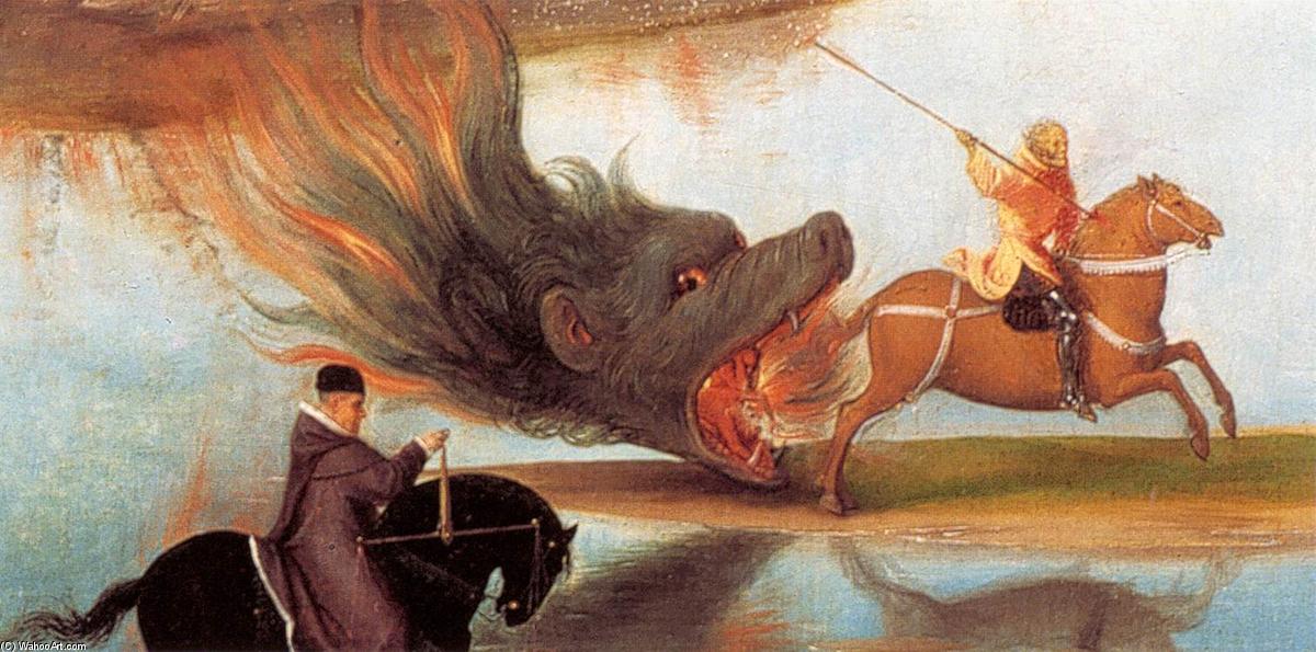 WikiOO.org - Güzel Sanatlar Ansiklopedisi - Resim, Resimler Hans Memling - St John Altarpiece (detail) (12)