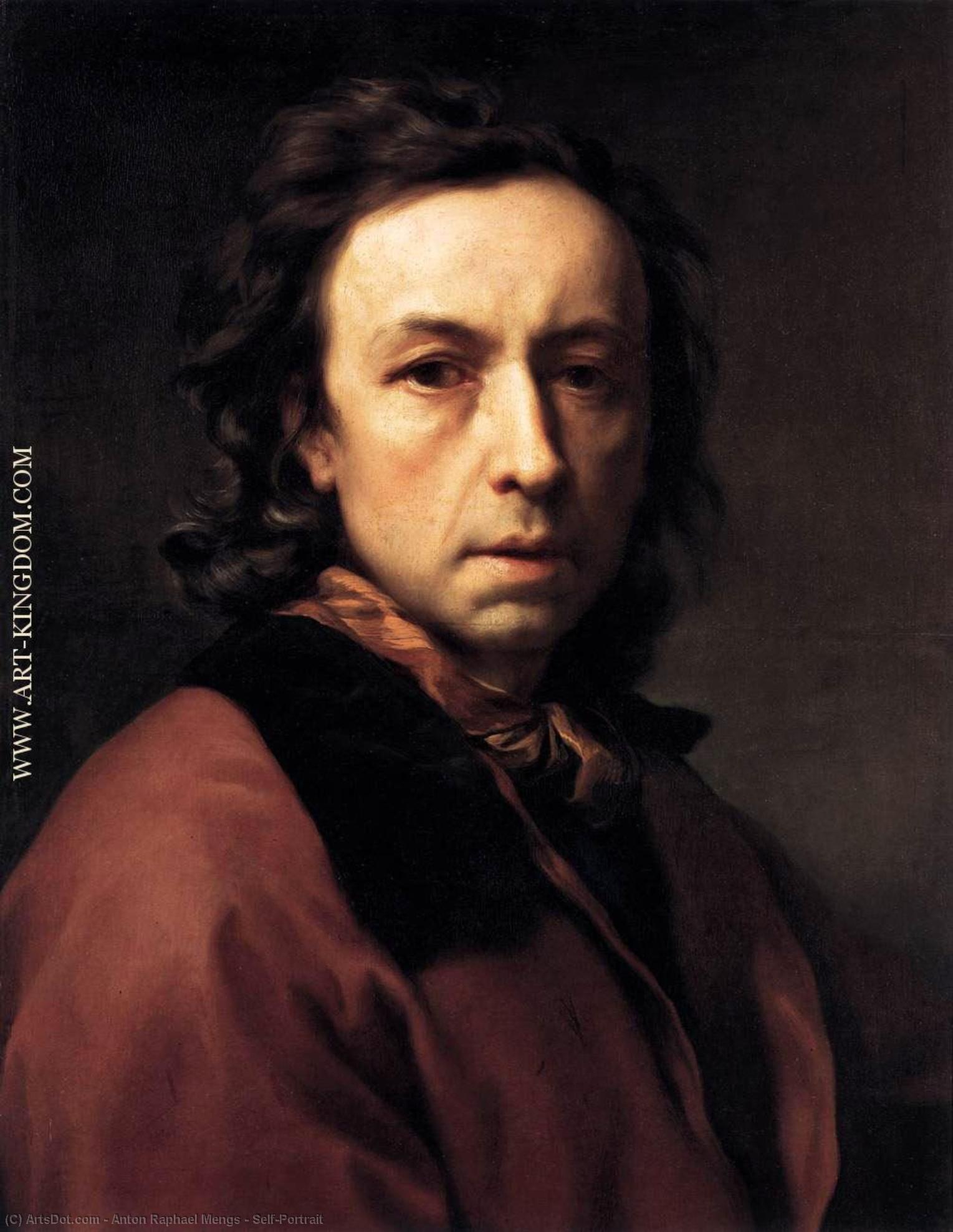 WikiOO.org - Encyclopedia of Fine Arts - Schilderen, Artwork Anton Raphael Mengs - Self-Portrait