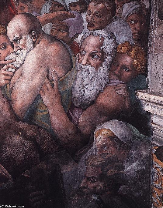 WikiOO.org - دایره المعارف هنرهای زیبا - نقاشی، آثار هنری Michelangelo Buonarroti - Last Judgment (detail) (23)