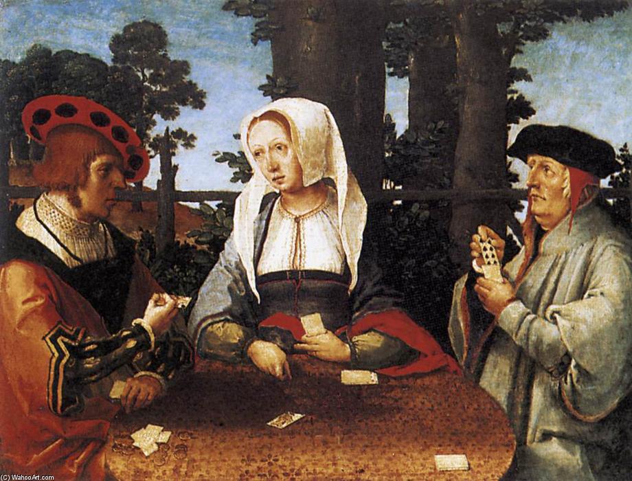 Wikioo.org - The Encyclopedia of Fine Arts - Painting, Artwork by Lucas Van Leyden - Card Players