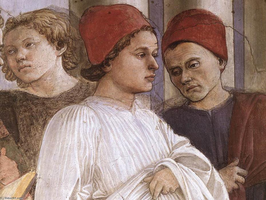 Wikioo.org - สารานุกรมวิจิตรศิลป์ - จิตรกรรม Fra Filippo Lippi - The Funeral of St Stephen (detail)