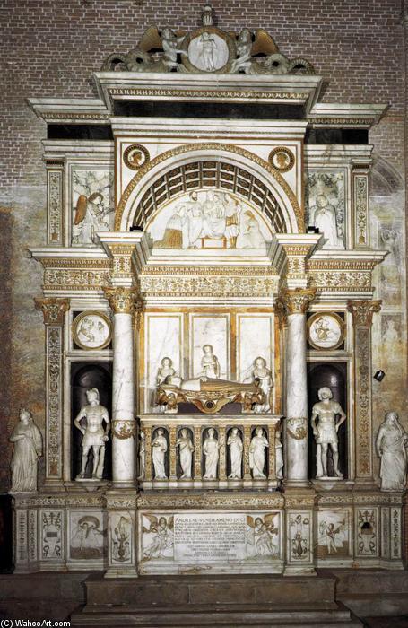Wikioo.org - The Encyclopedia of Fine Arts - Painting, Artwork by Tullio Lombardo (Tullio Solari) - Monument of Andrea Vendramin
