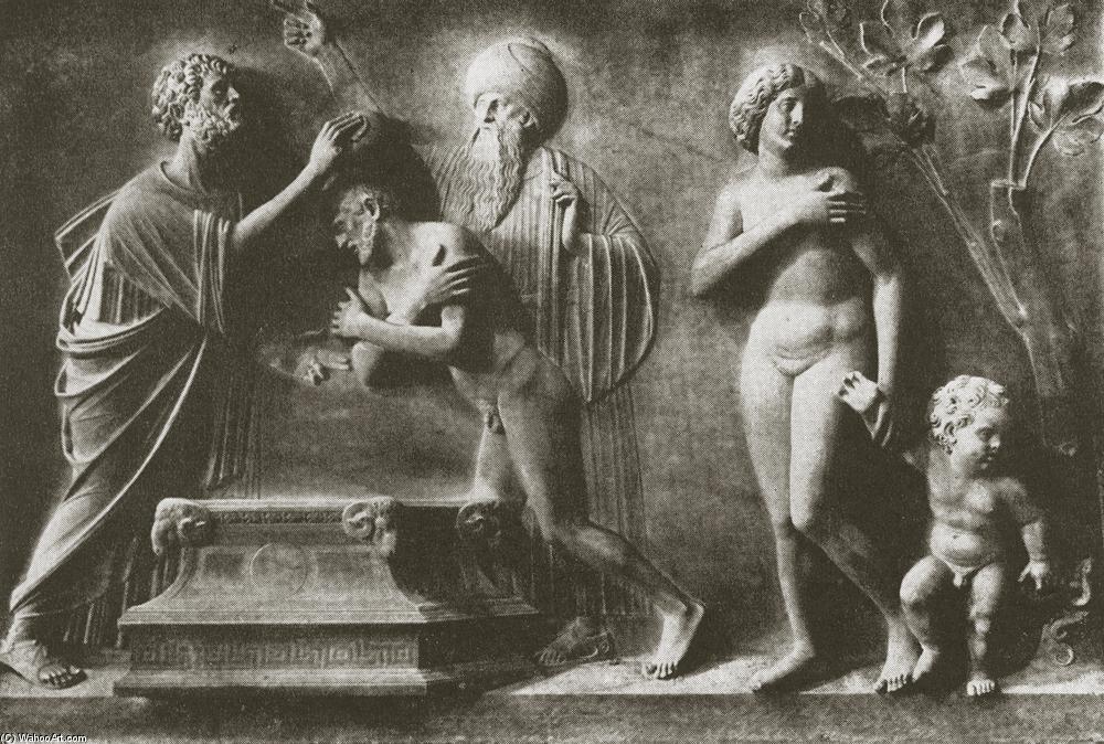 Wikioo.org – L'Encyclopédie des Beaux Arts - Peinture, Oeuvre de Tullio Lombardo (Tullio Solari) - St Mark baptise Anianus
